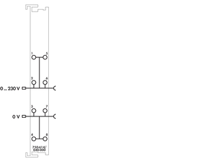 WAGO GmbH & Co. KG Potentialvervielfältigung. AC/DC 0 230 V 750-614/040-000