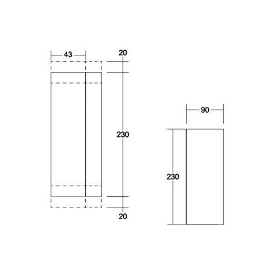 Brumberg Leuchten LED-Wandanbauleuchte 230V 60127183