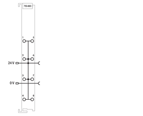 WAGO GmbH & Co. KG Potentialvervielfältigung. 8fach 24V,lgr 753-603