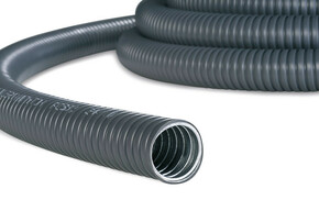 HellermannTyton HelaGuard Metallschlauch PCS40 GS/PVC GY9,75M