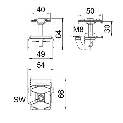OBO Bettermann Vertr Zwischenklemme für Freiflächensyste KLZ 2030 A2