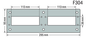 WAGO GmbH & Co. KG Flanschplatte 850-819/002-005