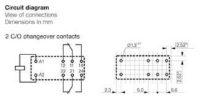 Weidmüller Relais 24VDC-Rel2U RCL 424024