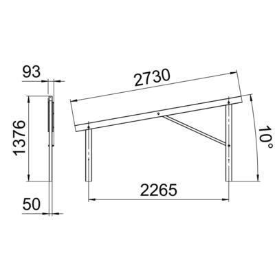 OBO Bettermann Vertr Vormontierter Träger für Freiflächensyste VT 10S FT