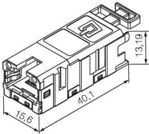 Weidmüller Buchseneinsatz PROFINET werkzeuglos IE-BI-RJ45-FJ-P