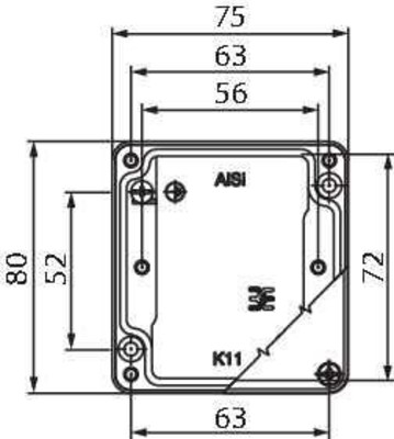 Weidmüller Flanschdose 1Port gerade IE-OM-V04P-K11-1S