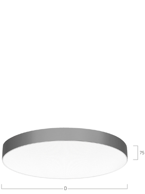 Lightnet LED-Anbauleuchte 3000K BA1OSL-830M-D500