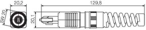 Weidmüller LWL SC Set Singlemode 2SC Simplex SM IE-PS-V04P-2SC-SM-BP