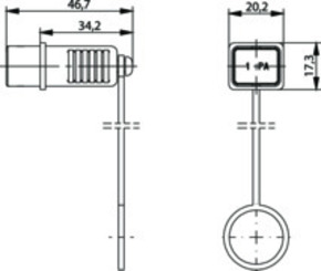 Telegärtner STX V4 Steckerschutzkappe 100022770