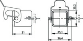 Telegärtner STX V5 Steckerschutzkappe Metall 100022771