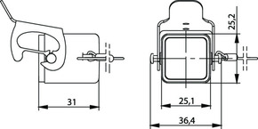 Telegärtner STX V5 Steckerschutzkappe Metall 100022771