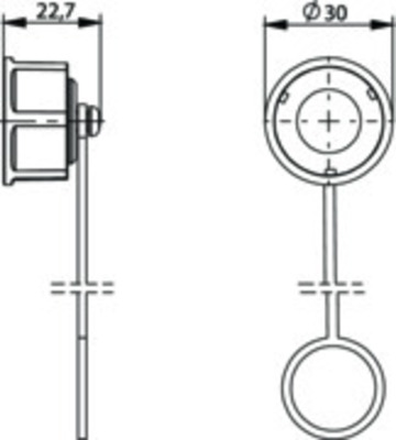Telegärtner STX V1 Flanschschutzkappe 100022773