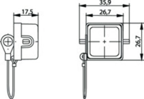 Telegärtner STX V5 Flanschschutzkappe Metall 100022775