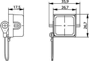 Telegärtner STX V5 Flanschschutzkappe Metall 100022775