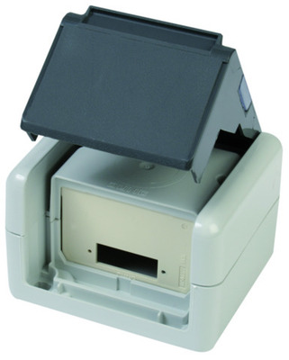 Telegärtner Anschlussdose IP44 AP für 1xSC-D Kupplung 100022787