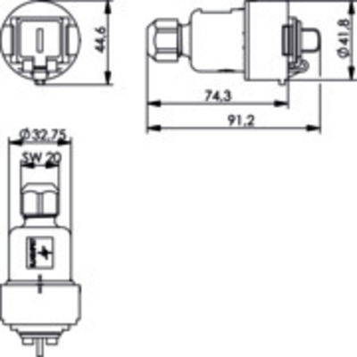 Telegärtner RJ45-Anschlussdose IP67 Cat.6 100022950