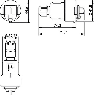 Telegärtner RJ45-Anschlussdose IP67 Cat.6 100022950