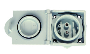 Telegärtner LWL-Flanschkupplung MM 2xSC+2Cu, IP67 100007291