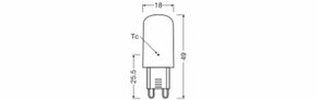 Ledvance LED-Lampe G9 2700K PIN37 4.2 W/2700K G9