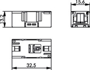 Telegärtner STX RJ45 Kupplung Cat.6 100007533