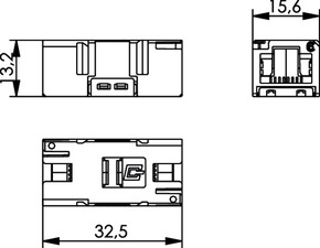Telegärtner STX RJ45 Kupplung Cat.6 100007533
