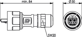 Telegärtner STX V1 LC-D Steckerset MM 100007564