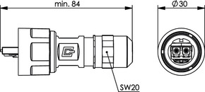 Telegärtner STX V1 LC-D Steckerset SM 100007566