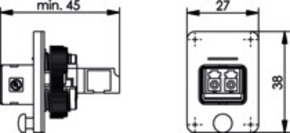 Telegärtner STX V4 Flanschset LC-D Kupplung MM 100007574