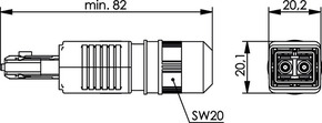 Telegärtner STX V4 2SC Steckerset MM 100007601