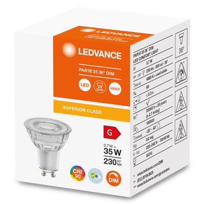 Ledvance LED-Reflektorlampe PAR16 GU10 4000K SPSPAR1635363.7W4000