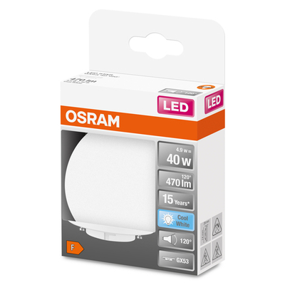 Ledvance LED-Lampe GX53 4000K STGX53401204.9W/4000