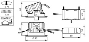 Philips Lighting LED-Einbaustrahler 827, dim. RS151B LED #54815299