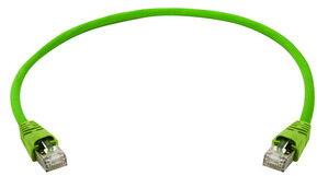 Telegärtner Patchkabel Cat5 gn 3,0m, SF/UTP, PUR 100008481