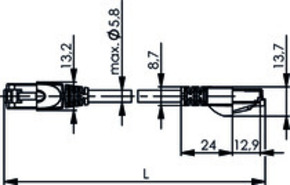 Telegärtner Patchkabel Cat5 gn 5,0m, SF/UTP, PVC 100008660