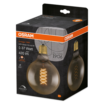 Ledvance LED-Vintage-Lampe E27 2200K dim V1906GL125D487W/2200