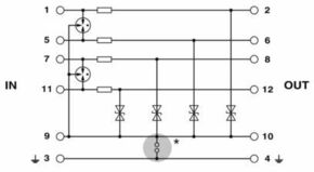Phoenix Contact Schutzstecker 24V DC PT 4x1-24DC-ST