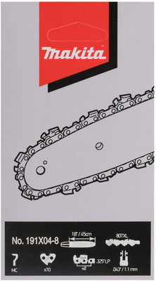 Makita Sägekette 45cm 1,1mm .325Z 70T 191X04-8