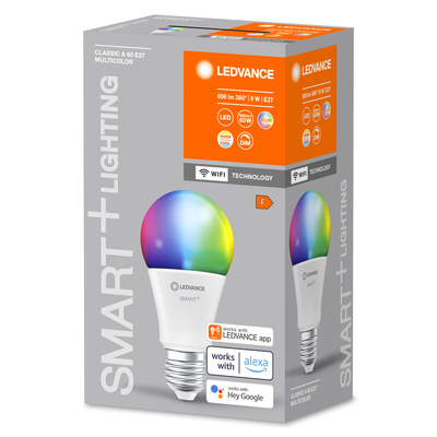 Ledvance LED-Lampe E27 WIFI, RGBW SMART #4058075778450