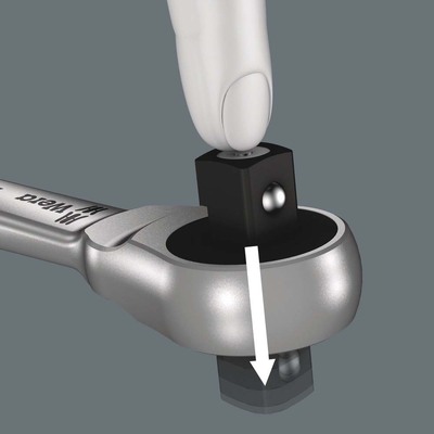 Wera Werk Zyklop Metall-Knarre 1/4"x141,0mm 004003