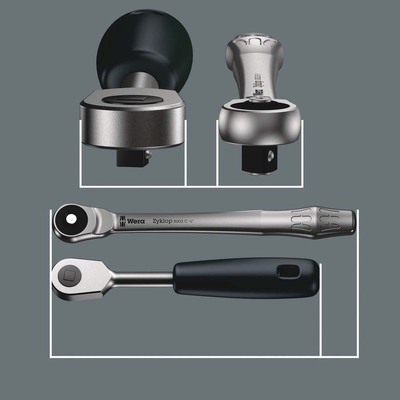 Wera Werk Zyklop Metall-Knarre 1/4"x141,0mm 004003
