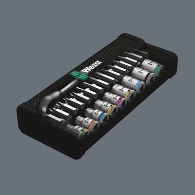 Wera Werk Metall-Knarrensatz 1/4"-Antrieb 28-tlg 004017