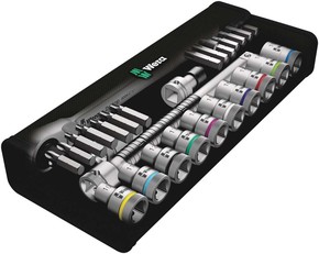Wera Werk Zyklop Metall-Knarrensatz 1/2"-Antrieb, 7-tlg 004078