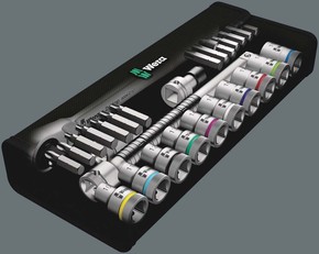 Wera Werk Zyklop Metall-Knarrensatz 1/2"-Antrieb, 7-tlg 004078