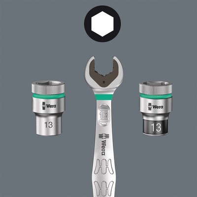 Wera Werk Zyklop Metall-Knarrensatz 1/2"-Antrieb, 7-tlg 004078