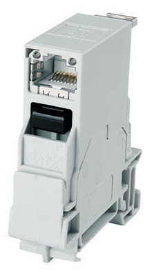 Telegärtner STX Tragschienen-Verbinder RJ45 Modul A Cat.6A 100007435
