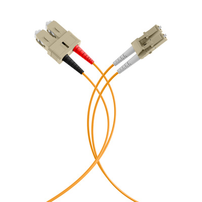 EFB-Elektronik LWL Duplexkabel 1m 2xLC/2xSC 50/125 O0320.1
