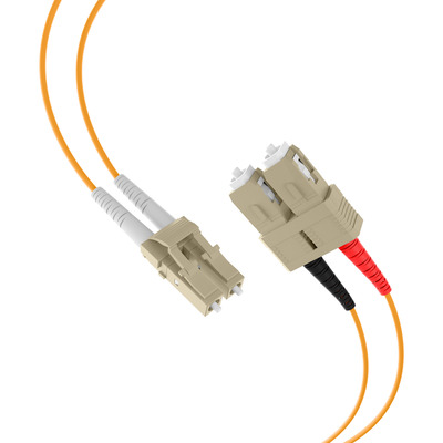 EFB-Elektronik LWL Duplexkabel 1m 2xLC/2xSC 50/125 O0320.1