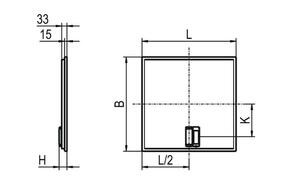 Ridi-Leuchten LED-Einlegeleuchte M600 840 SE-EQ0600DA #0838115