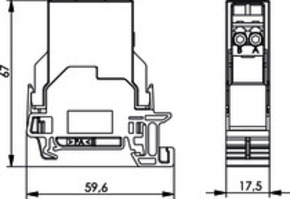 Telegärtner STX Tragschienen-Verbinder LC-D Kupplung MM 100022791