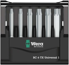 Wera Werk Bit-Sortiment Mini-Check, 6-tlg 056472